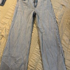 Abercrombie & Fitch Light Wash Straight Leg Jeans